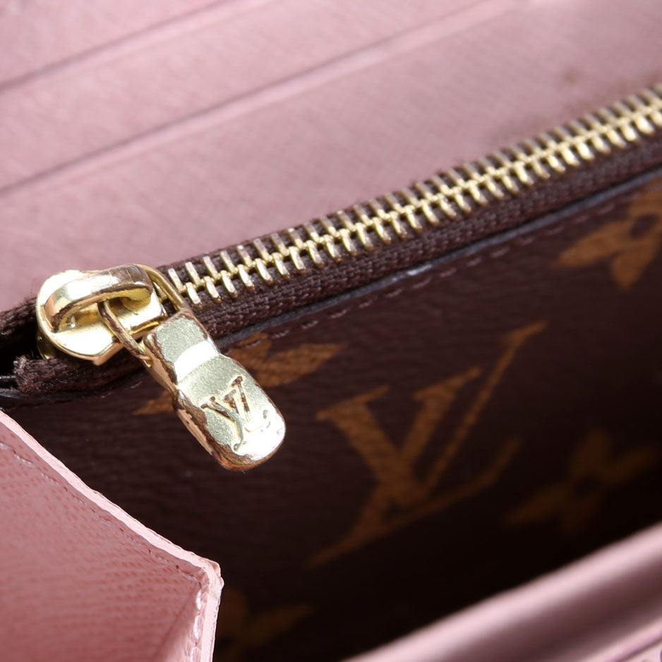 Clemence Wallet Monogram Pink
