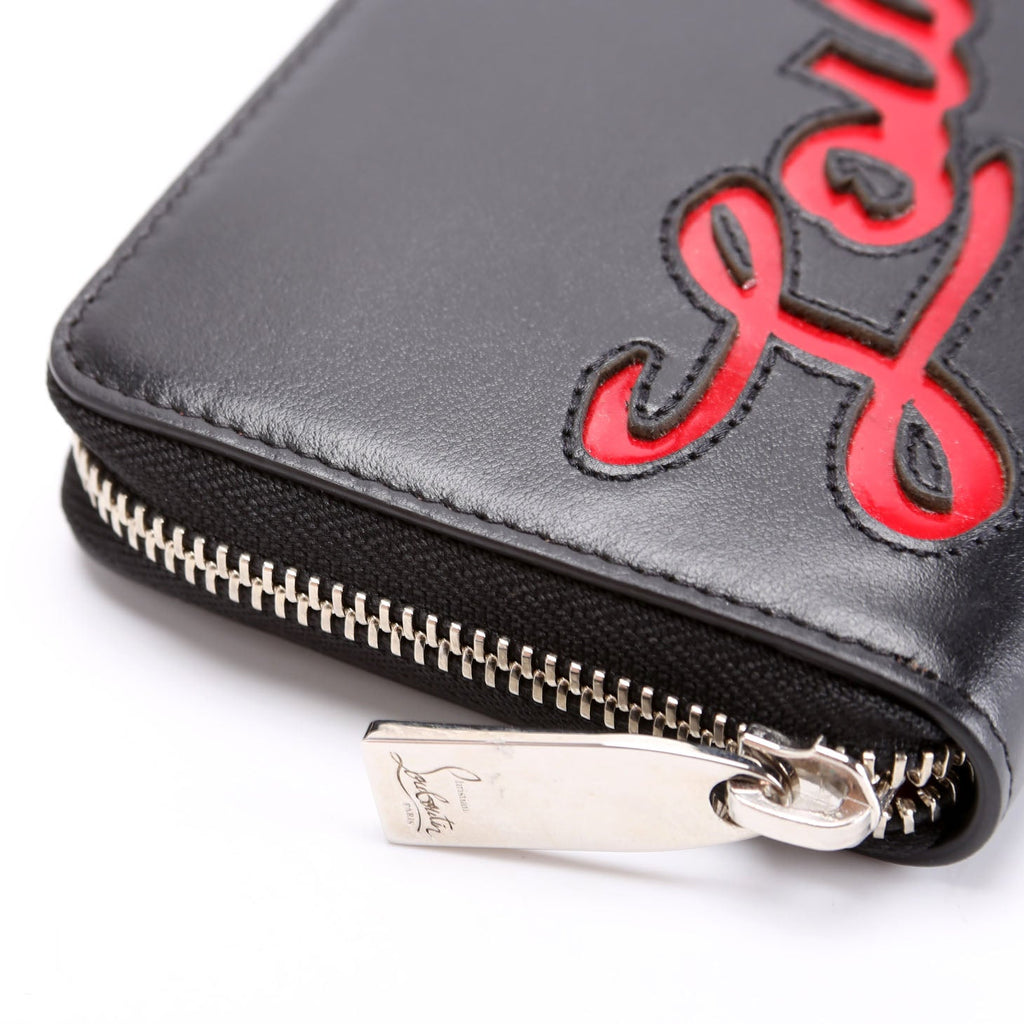 Panettone Logo Zip Around Wallet Black/Red