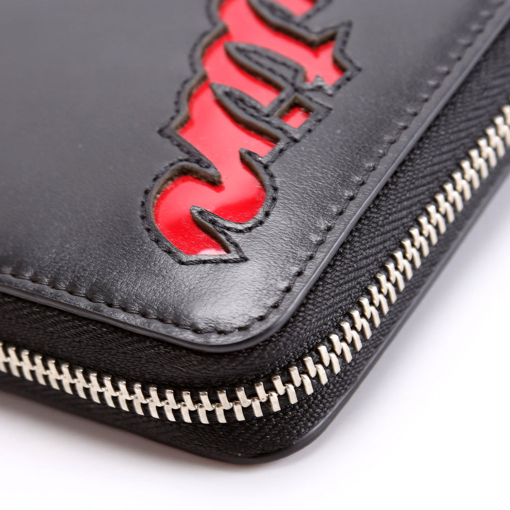 Panettone Logo Zip Around Wallet Black/Red