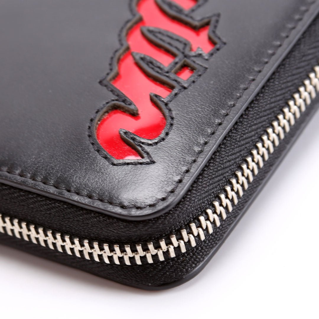 Panettone Logo Zip Around Wallet Black/Red