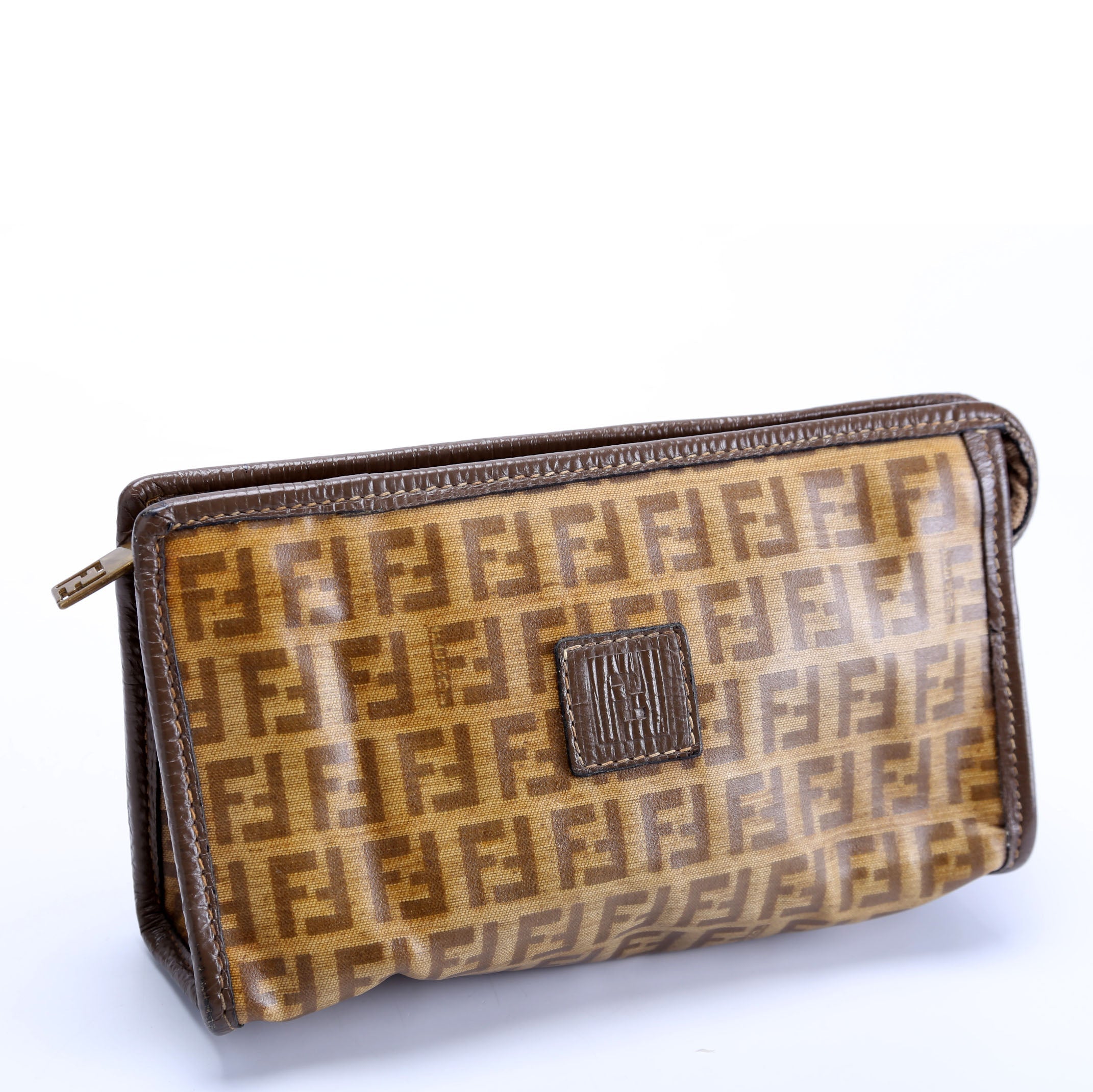 FF Zip Pouch Vintage Brown