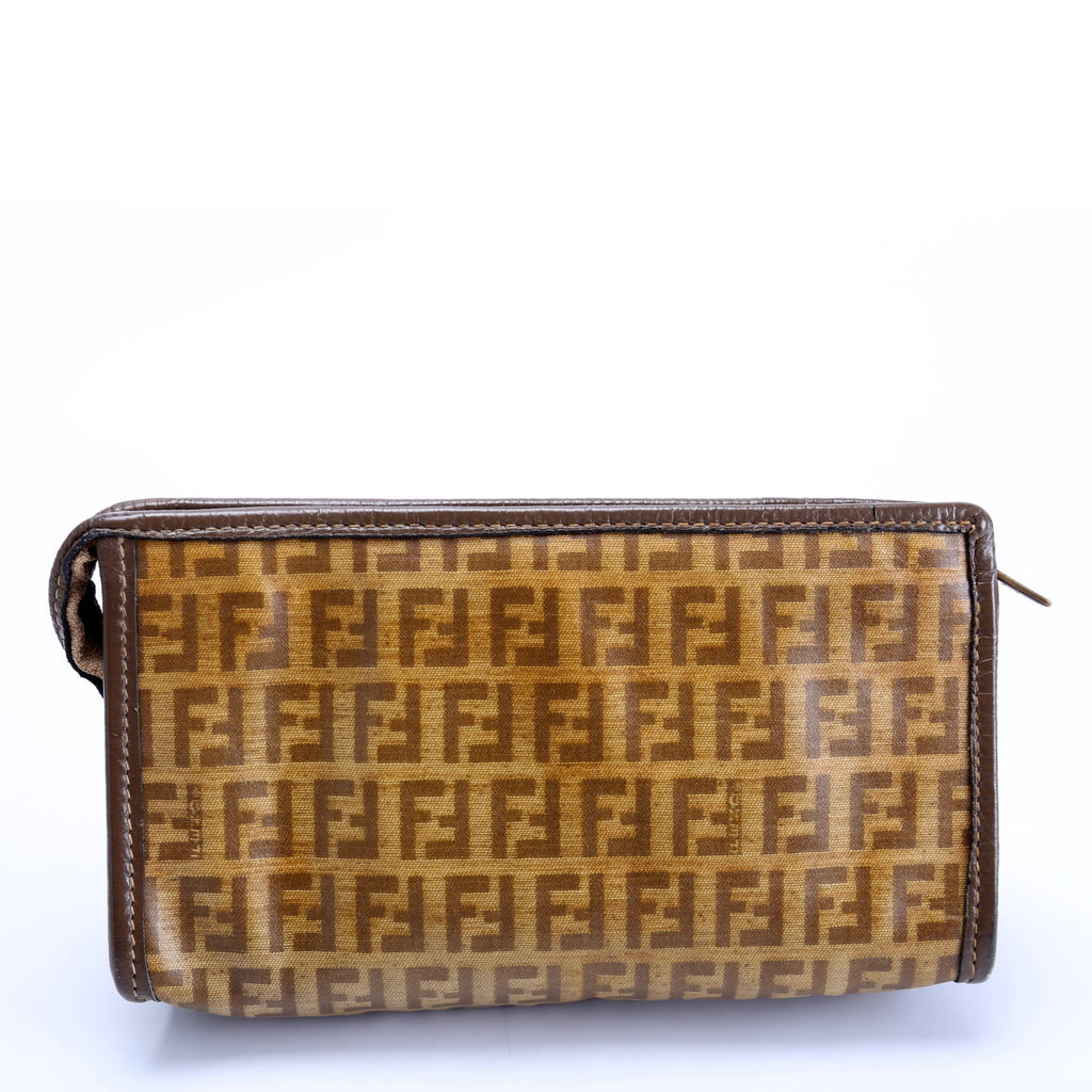FF Zip Pouch Vintage Brown