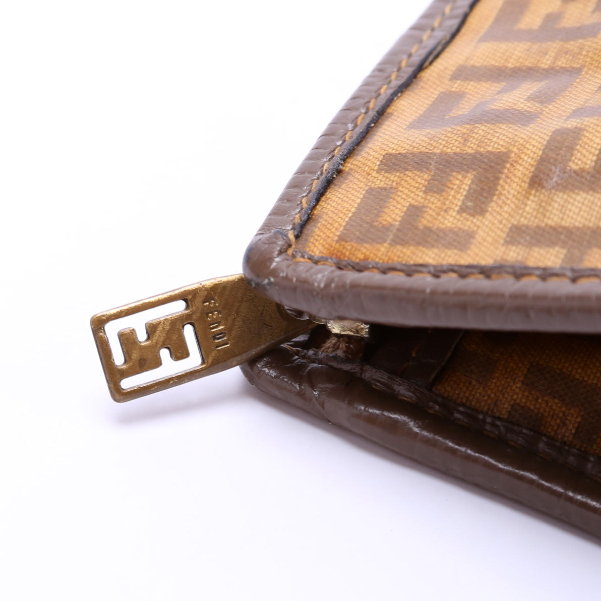 FF Zip Pouch Vintage Brown