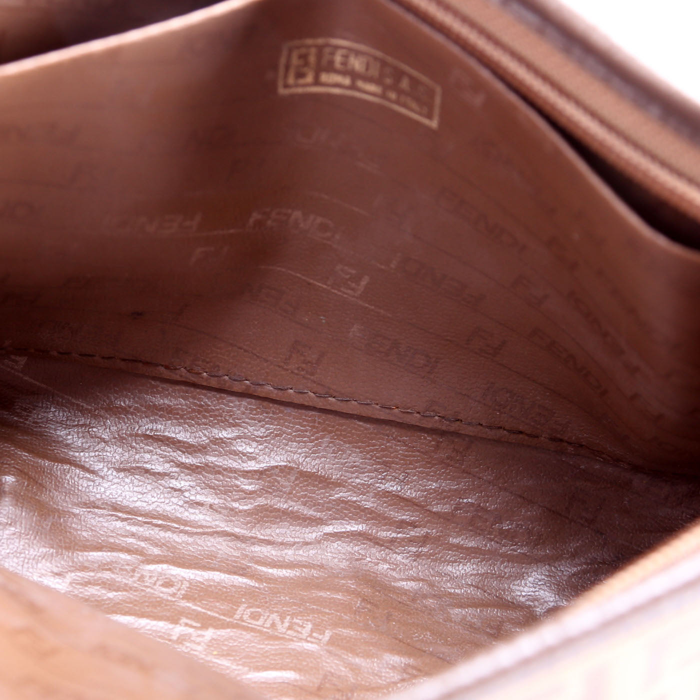 FF Zip Pouch Vintage Brown