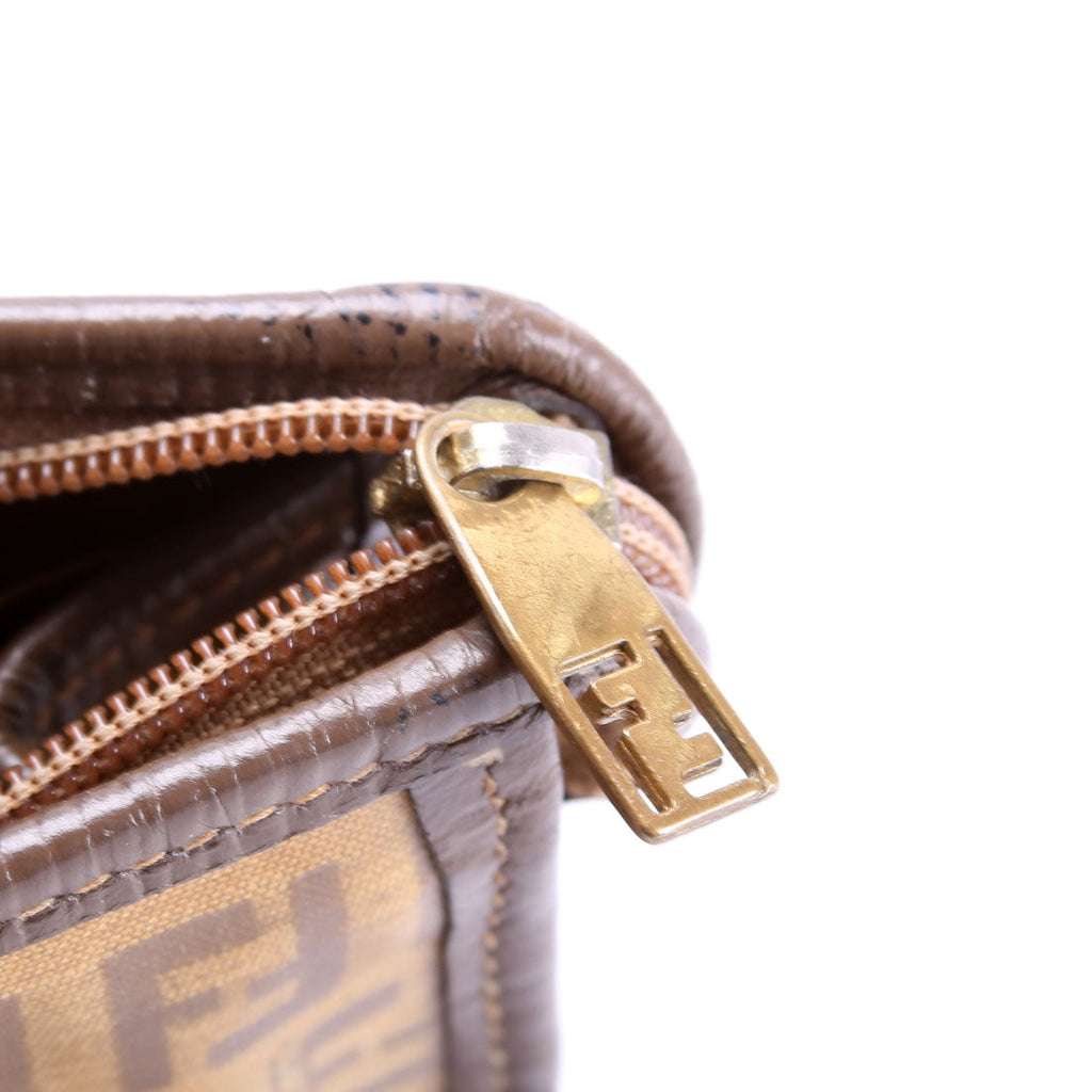 FF Zip Pouch Vintage Brown
