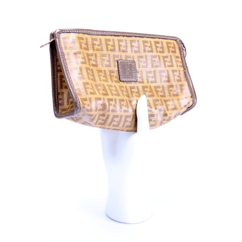 FF Zip Pouch Vintage Brown