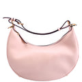 8BR798 Fendigraphy Small Leather Hobo Nude