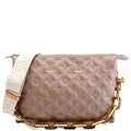 Coussin MM Lambksin Taupe