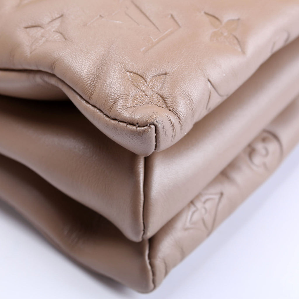 Coussin MM Lambksin Taupe