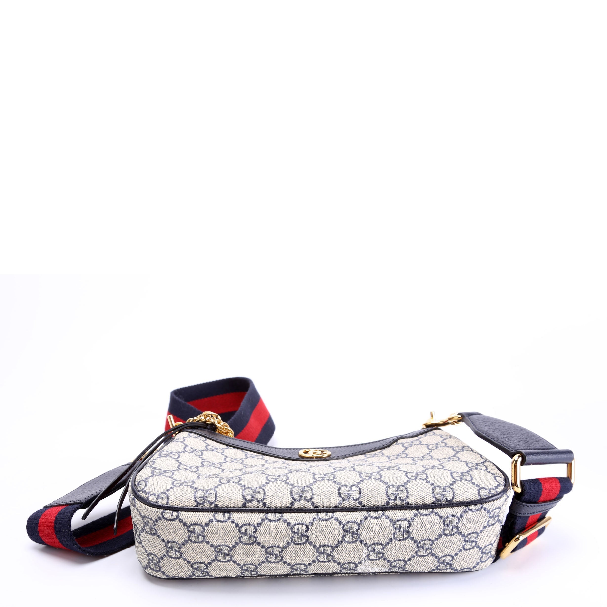 735132 GG Supreme Small Handbag Navy