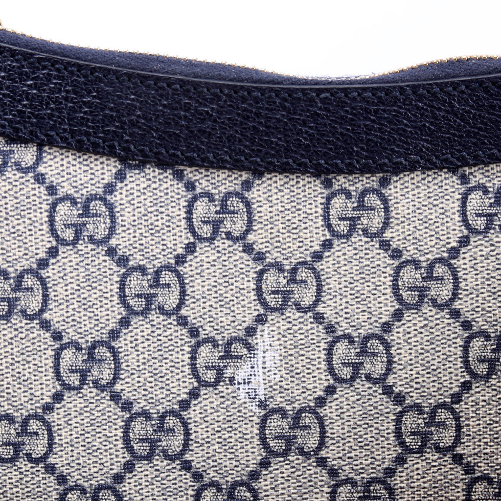 735132 GG Supreme Small Handbag Navy