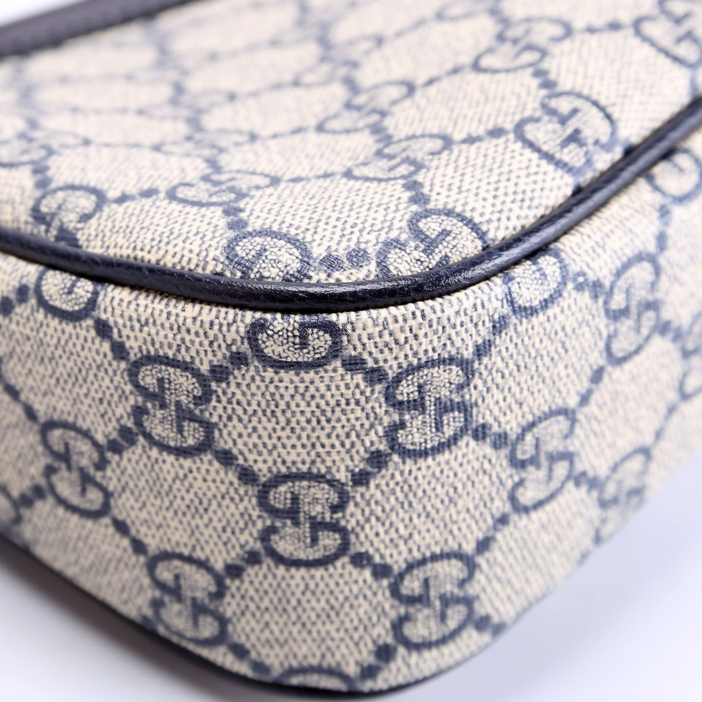 735132 GG Supreme Small Handbag Navy