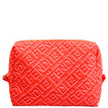 Fendi 8N0171 X Skims Nylon Trapezoid Beauty Pouch Medium Orange