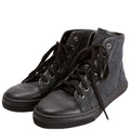 GG Canvas High Top Sneakers Size 38.5 Black
