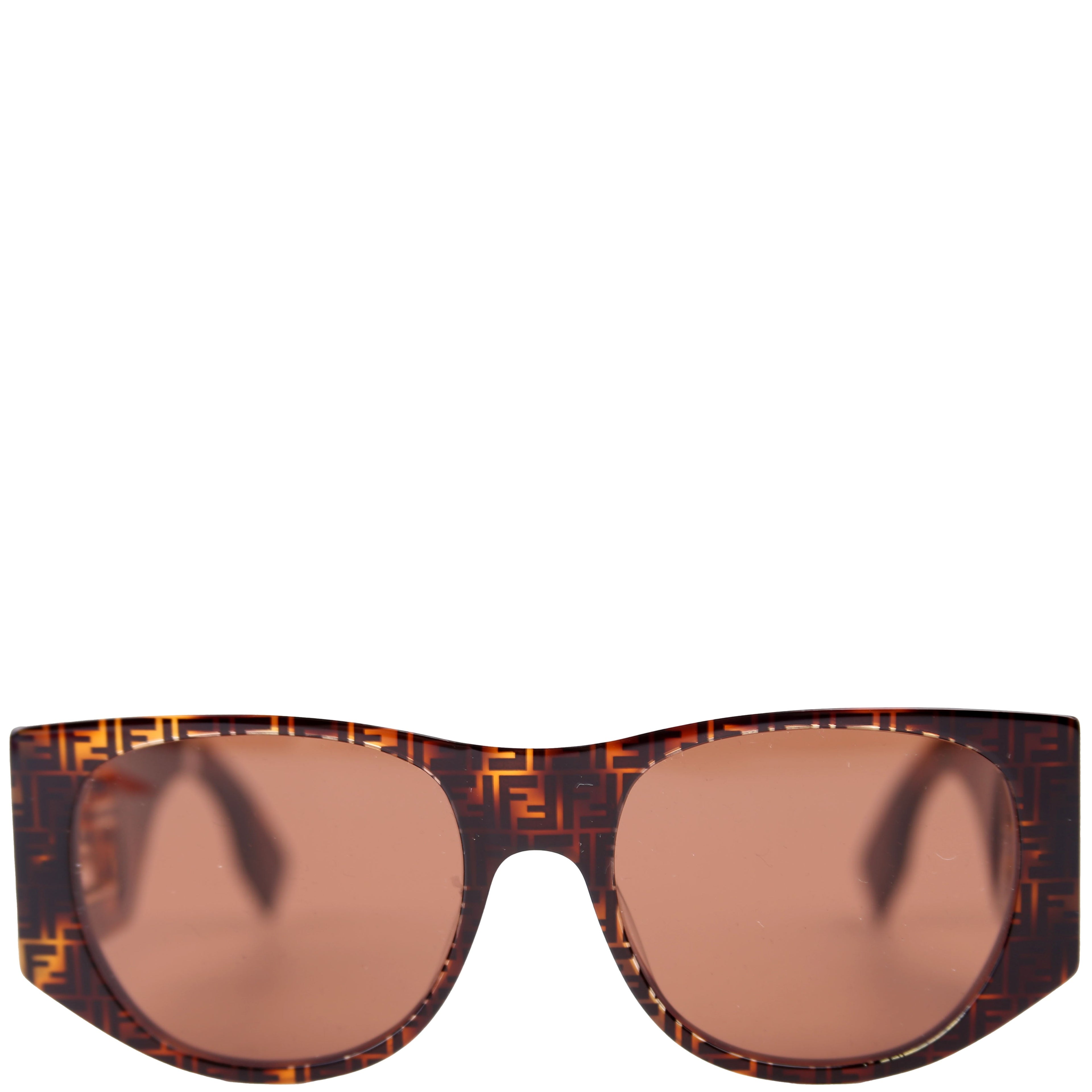 FE401091 FF Square Sunglasses Brown