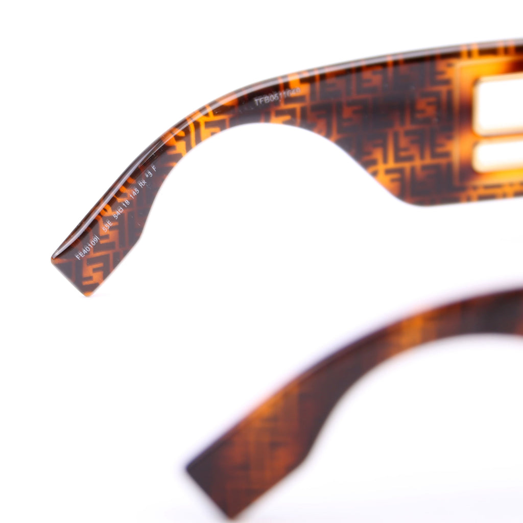 FE401091 FF Square Sunglasses Brown