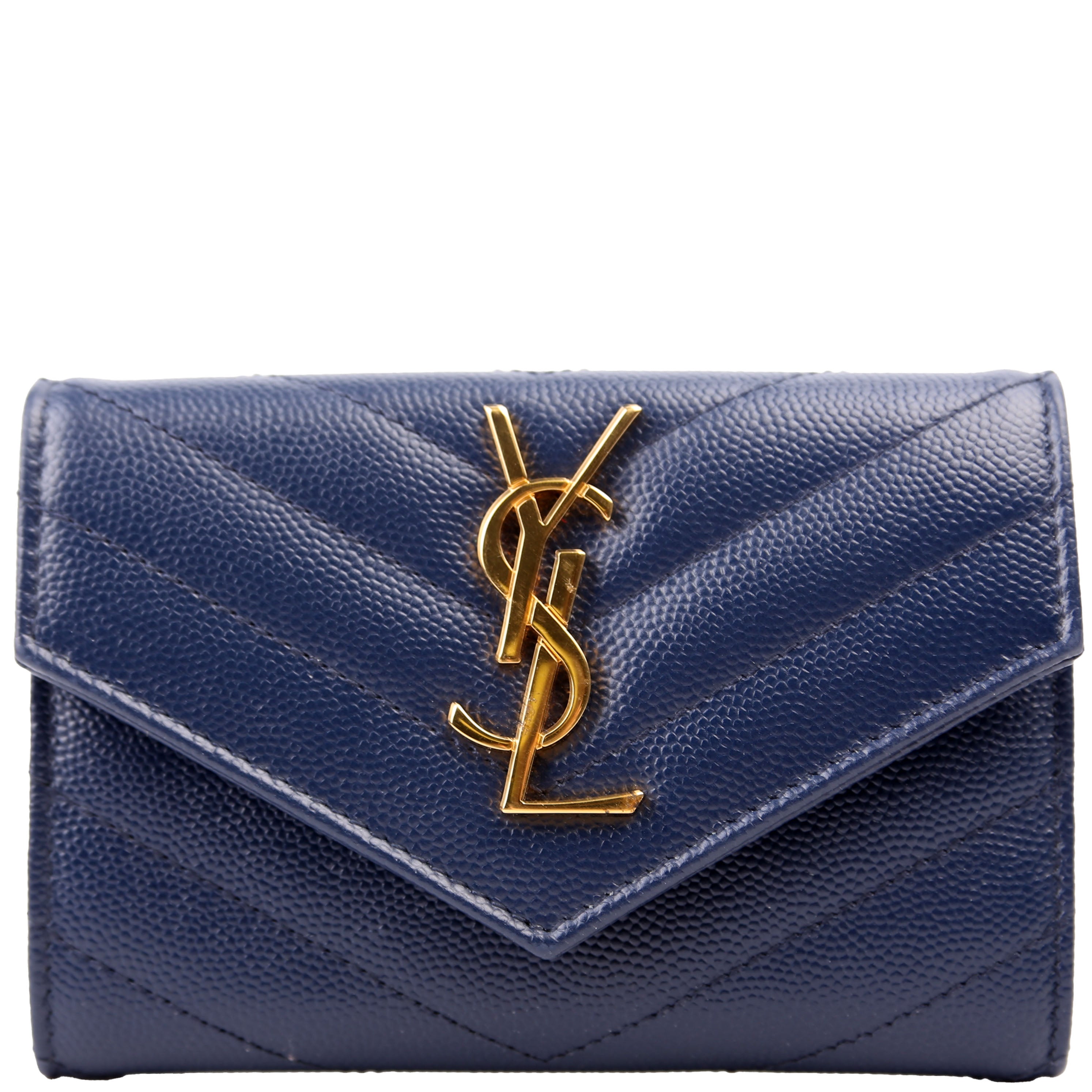 Grain De Poudre Small Envelope Wallet Navy