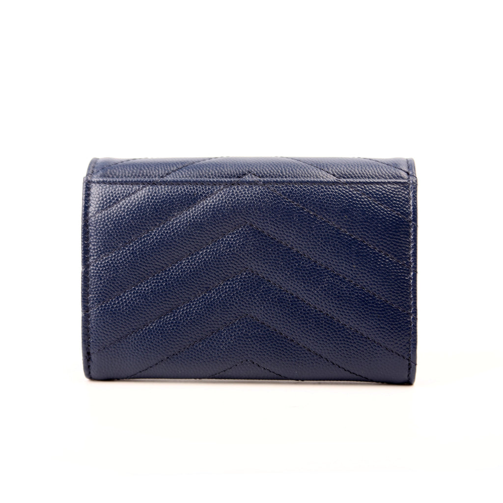Grain De Poudre Small Envelope Wallet Navy