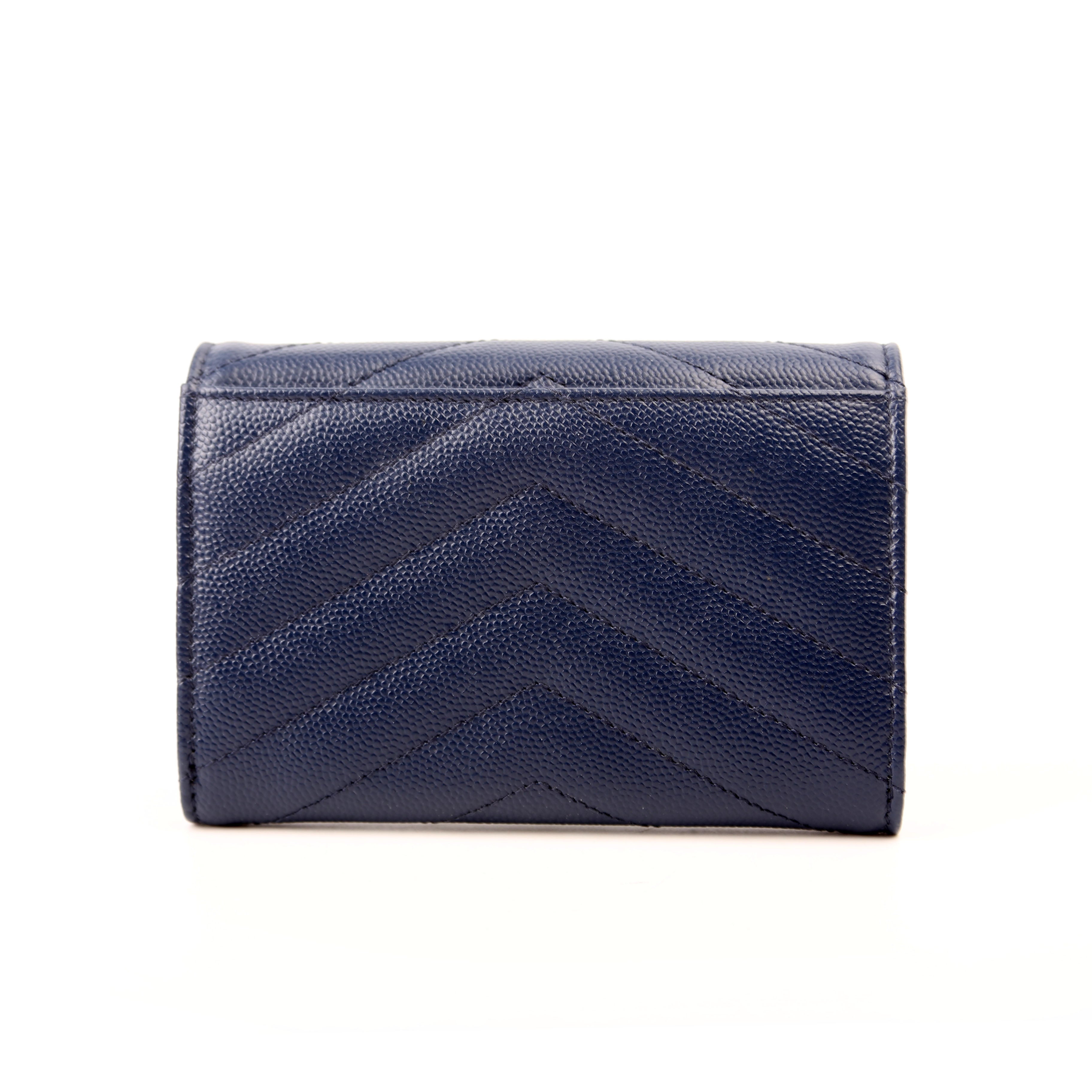 Grain De Poudre Small Envelope Wallet Navy