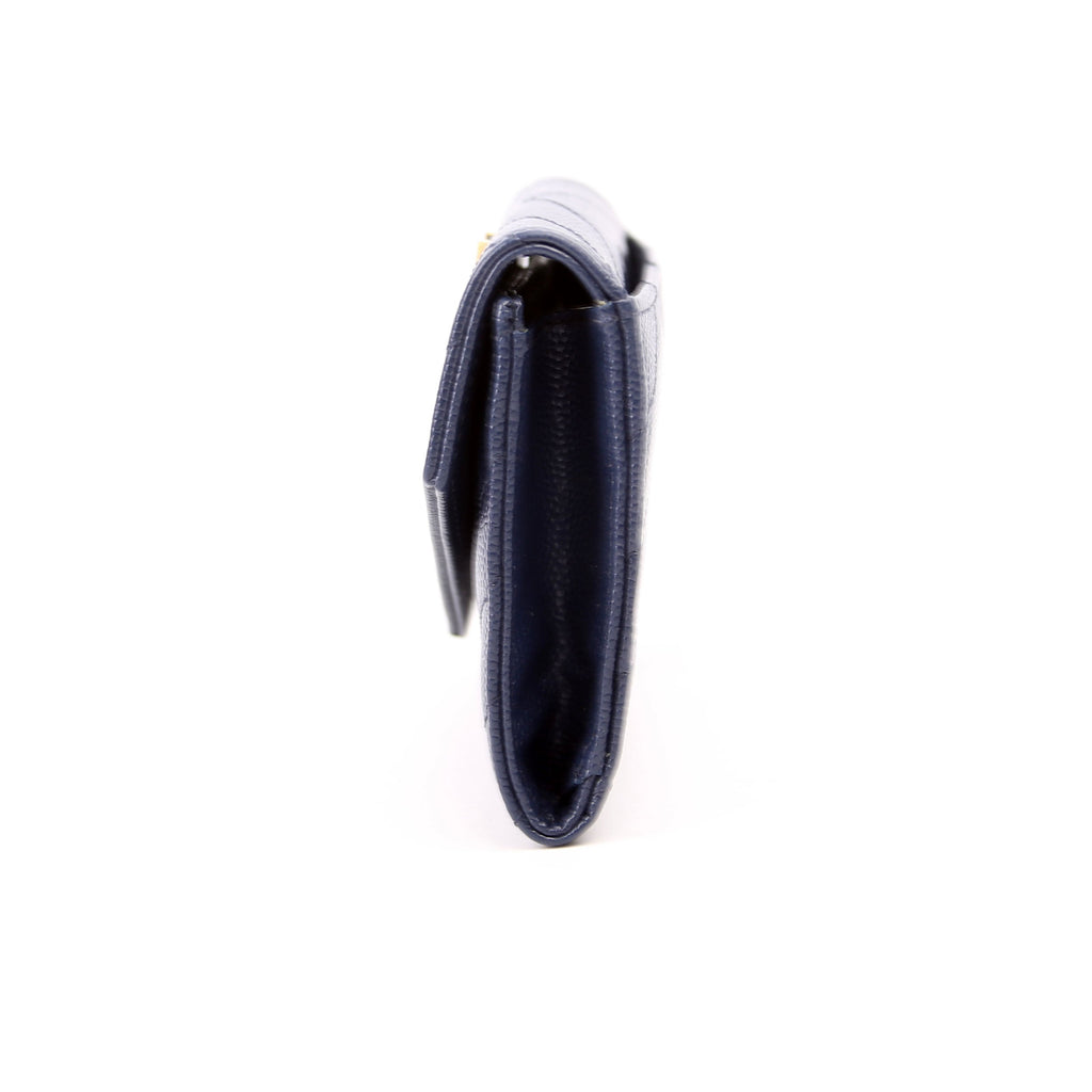 Grain De Poudre Small Envelope Wallet Navy