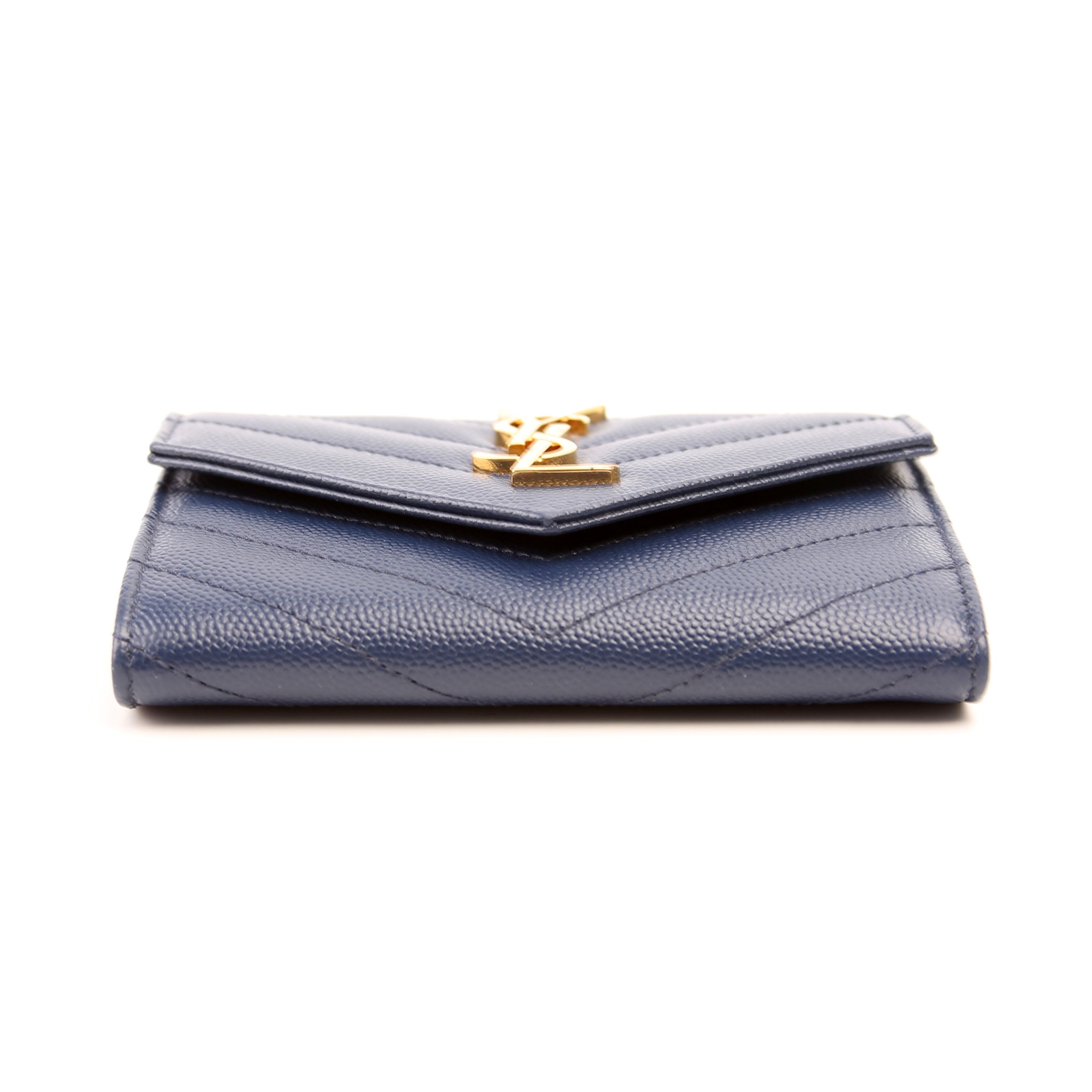 Grain De Poudre Small Envelope Wallet Navy