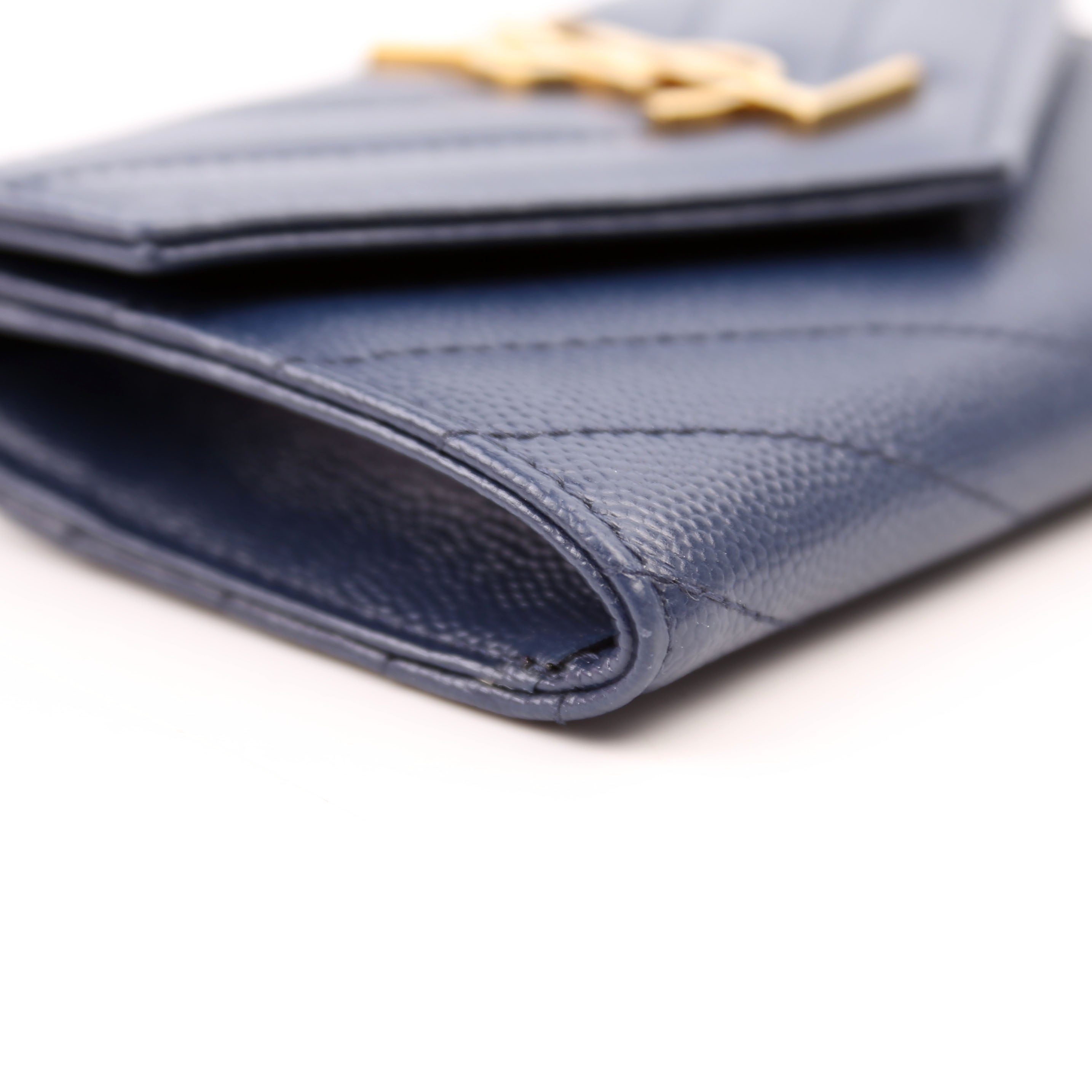 Grain De Poudre Small Envelope Wallet Navy