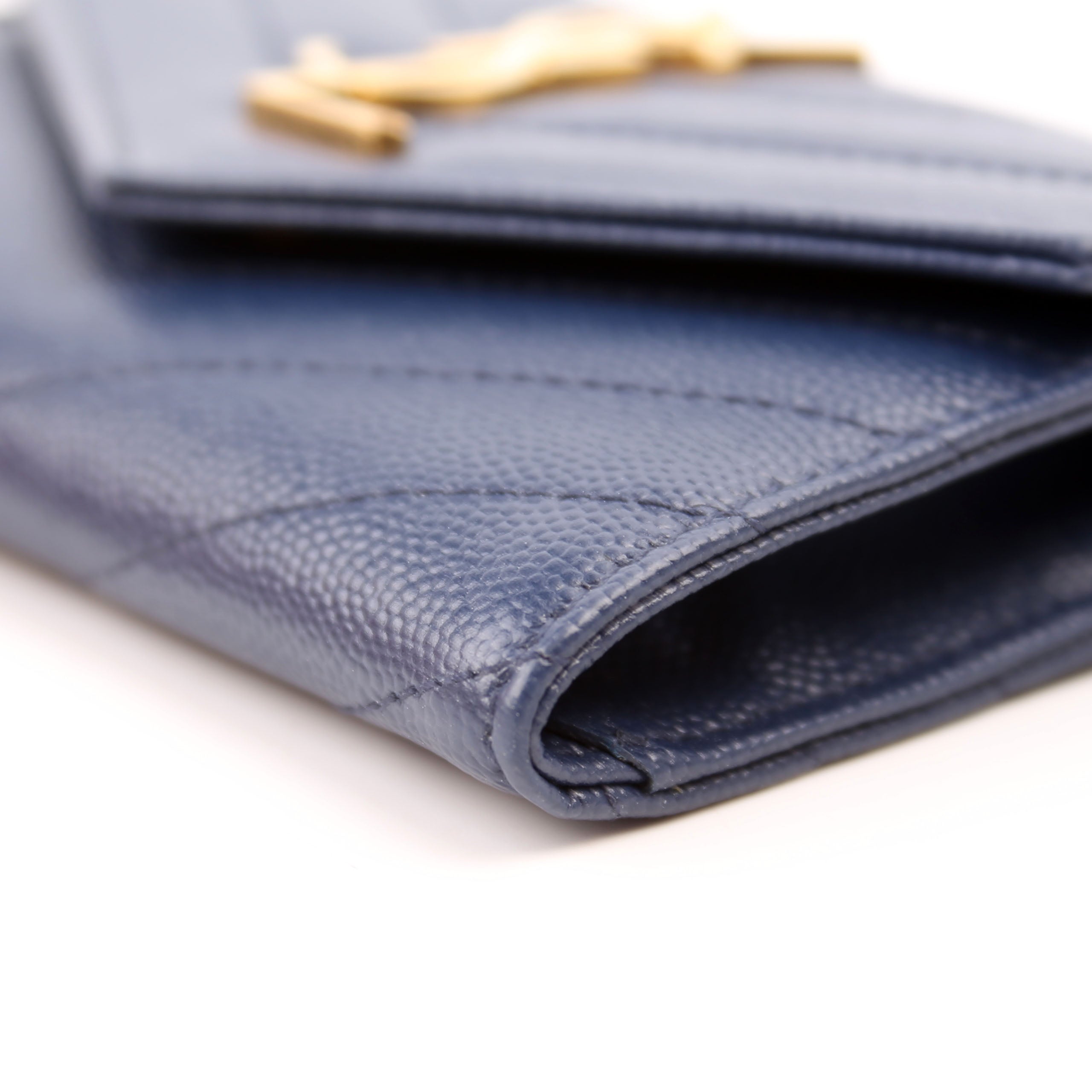 Grain De Poudre Small Envelope Wallet Navy