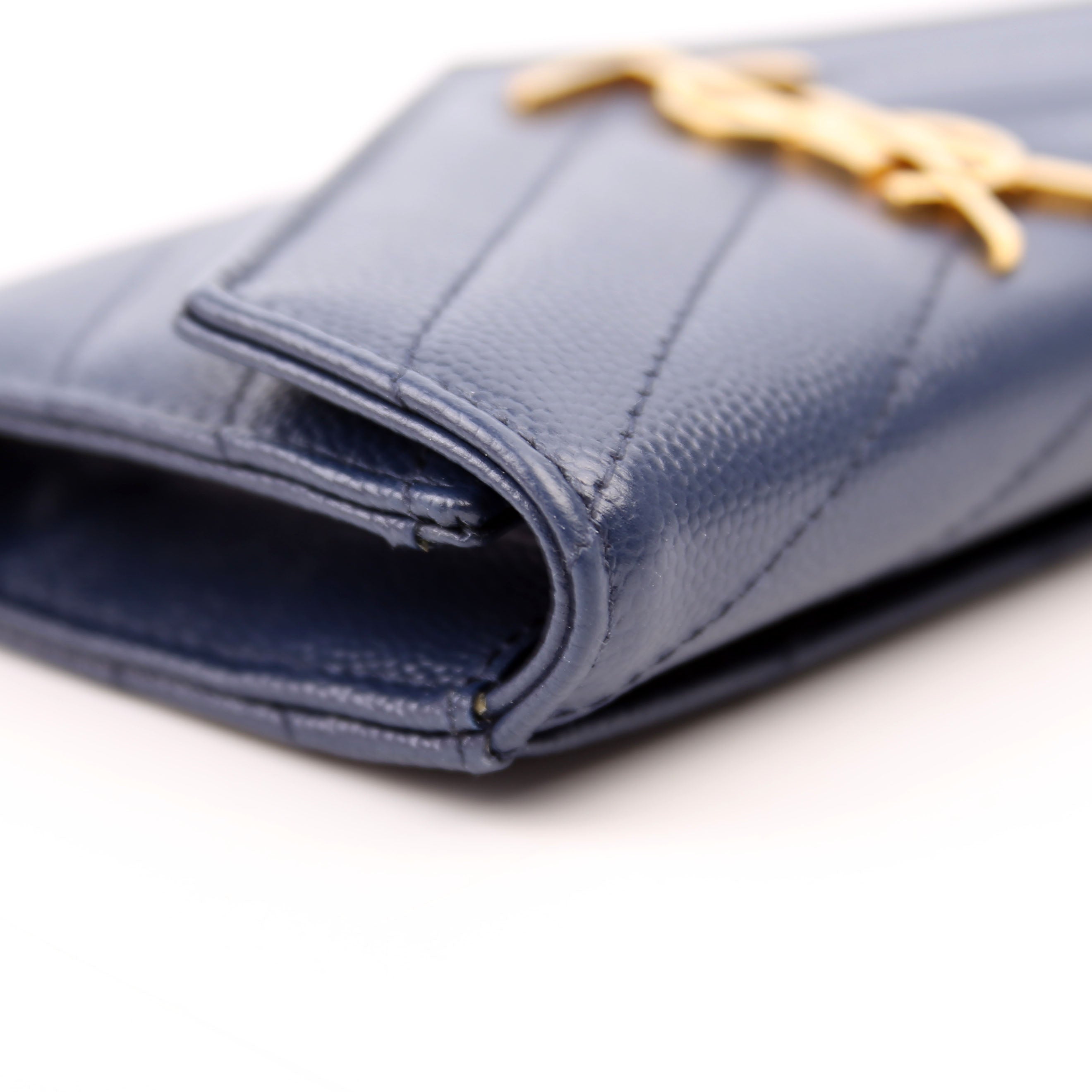 Grain De Poudre Small Envelope Wallet Navy