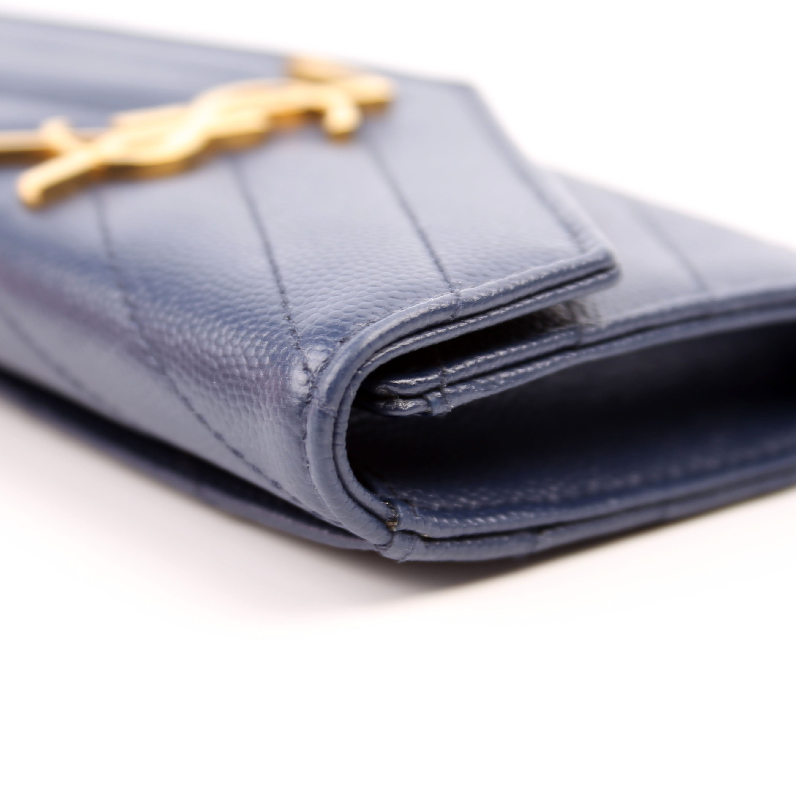 Grain De Poudre Small Envelope Wallet Navy