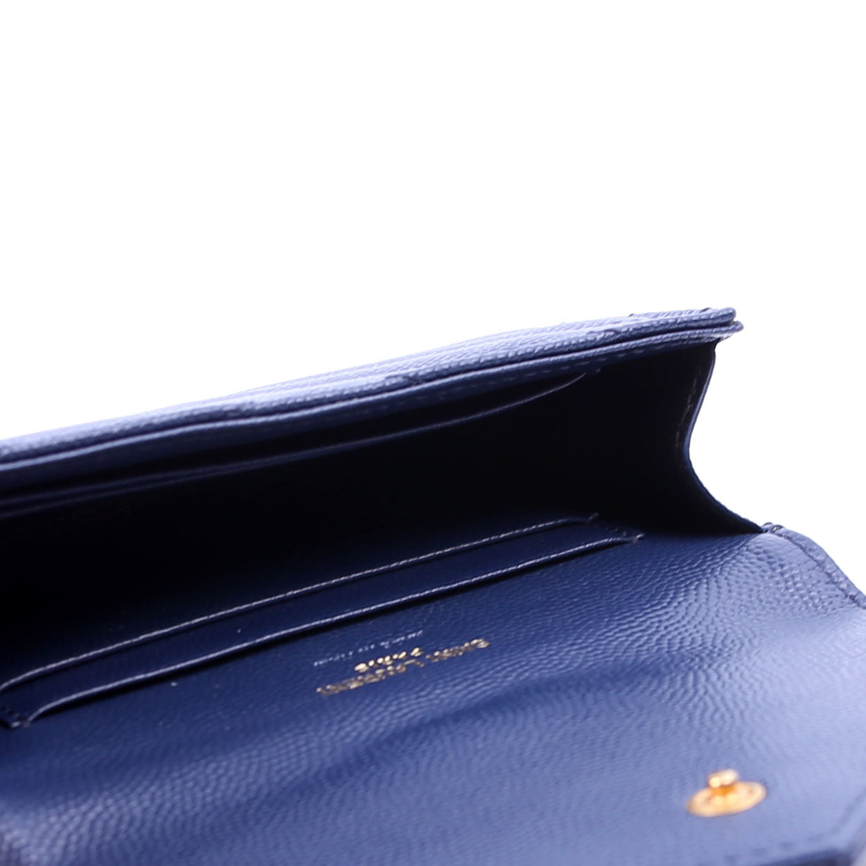 Grain De Poudre Small Envelope Wallet Navy