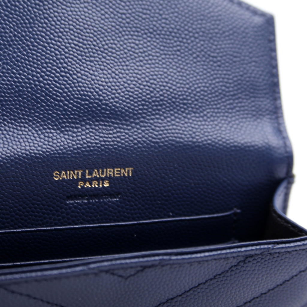Grain De Poudre Small Envelope Wallet Navy