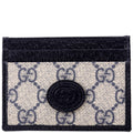 673002 GG Supreme Interlocking Card Holder Navy