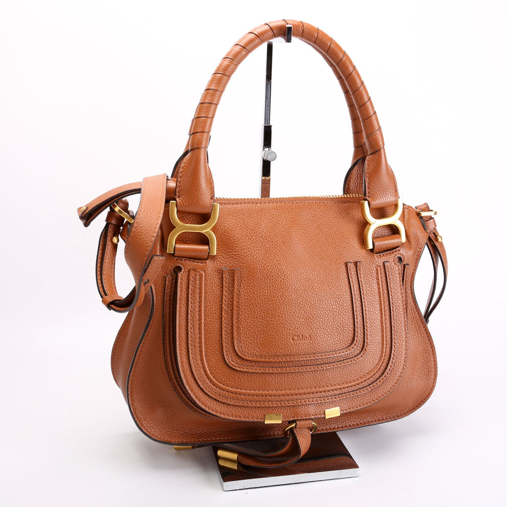 Marcie Small Double Carry Brown