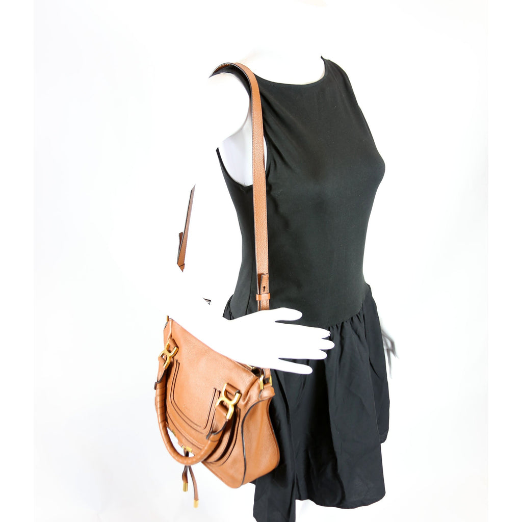 Marcie Small Double Carry Brown