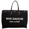 SAINT LAURENT Rive Gauche Tote Bag Black/White