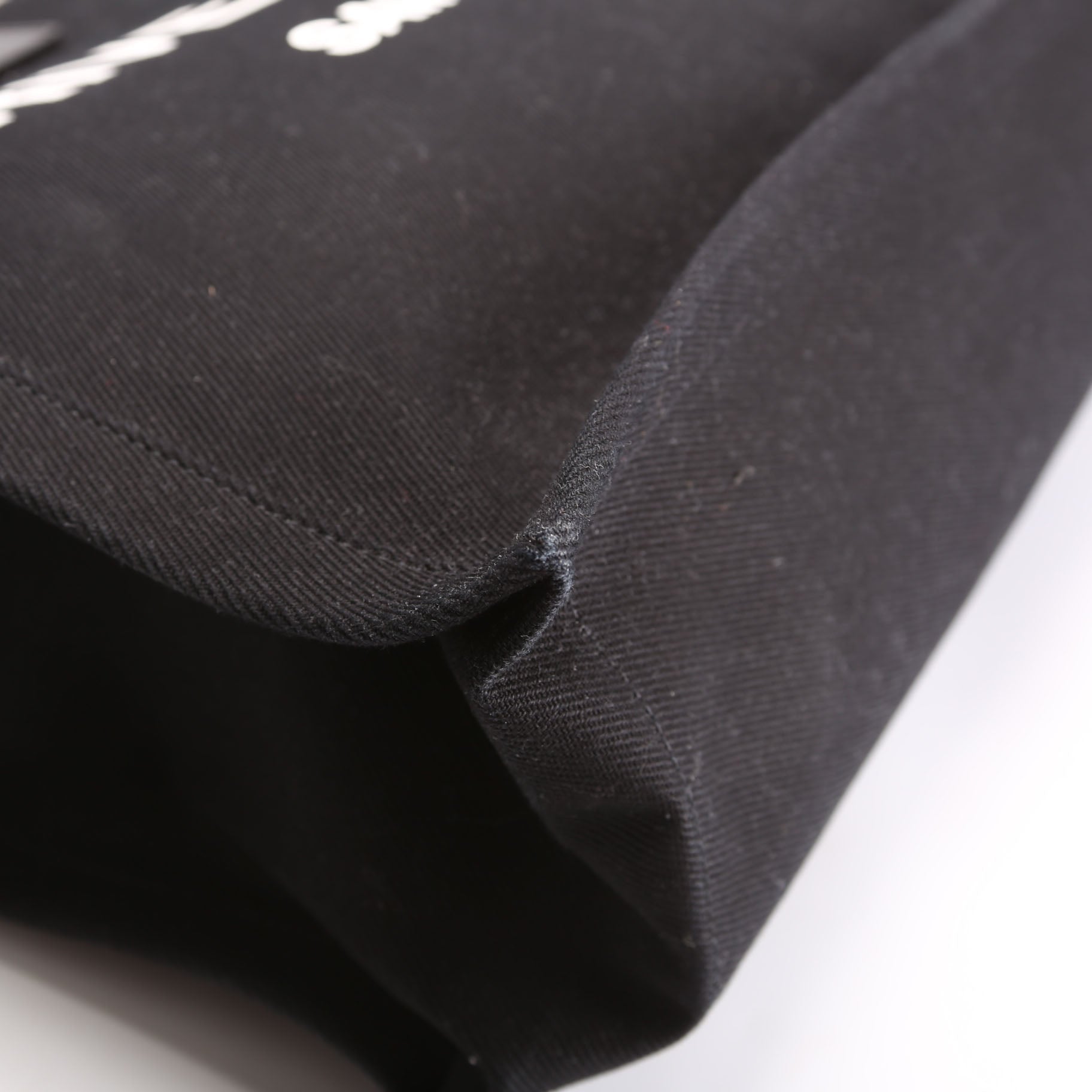 SAINT LAURENT Rive Gauche Tote Bag Black/White