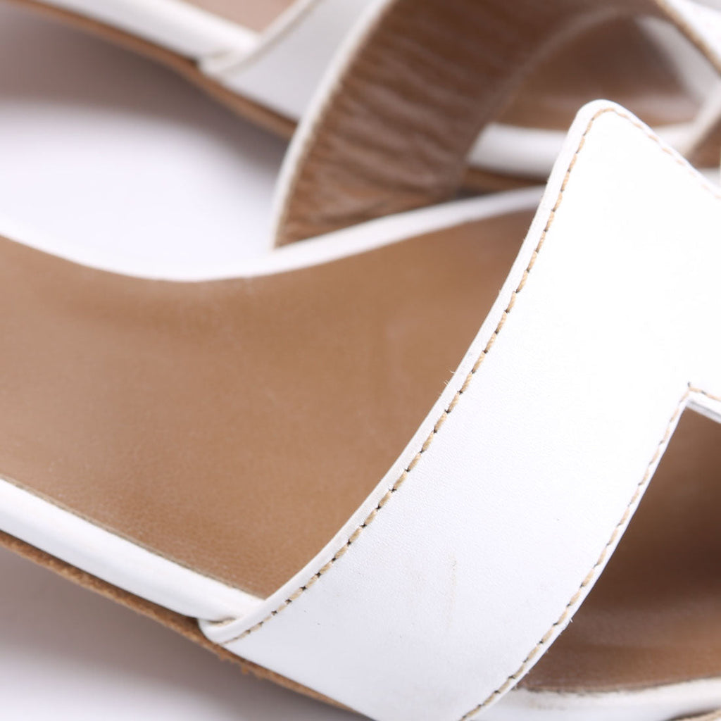 Oasis Sandals Size 39.5 White