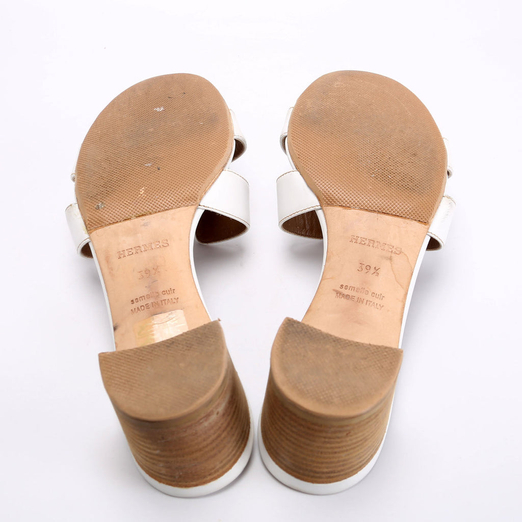 Oasis Sandals Size 39.5 White