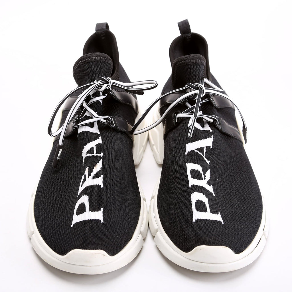 Knit Logo Sneakers Size 38.5