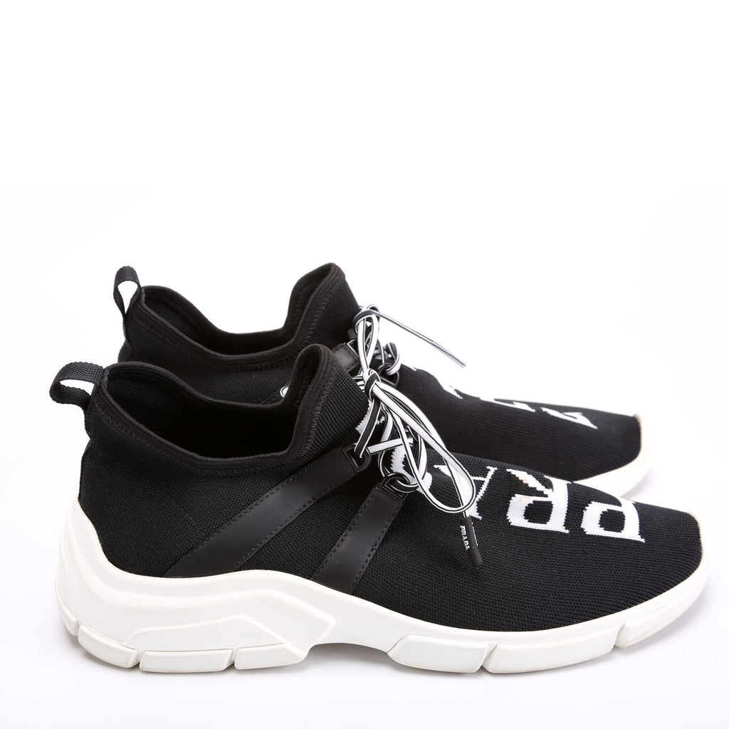 Knit Logo Sneakers Size 38.5