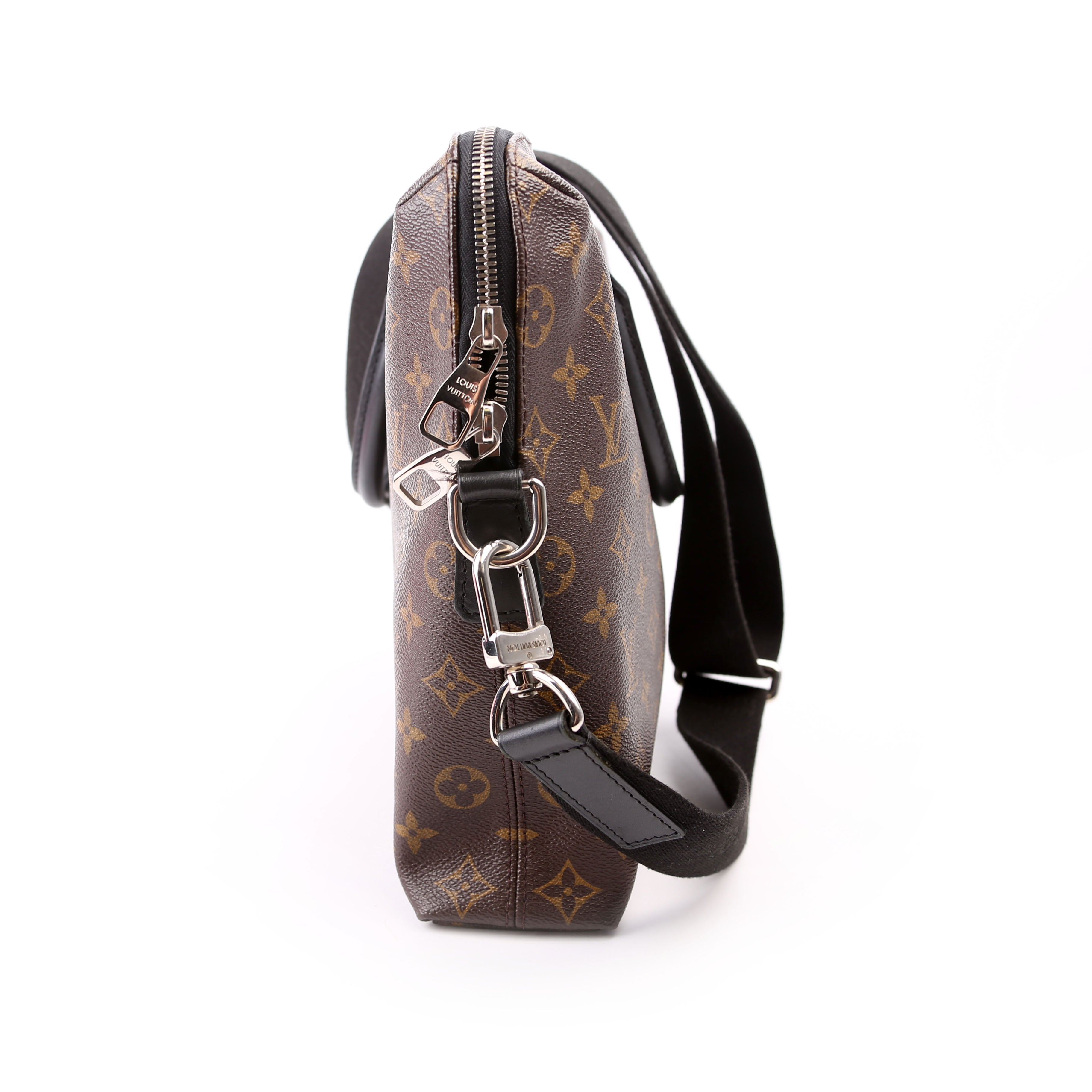 Porte Documents Jour Monogram Macassar