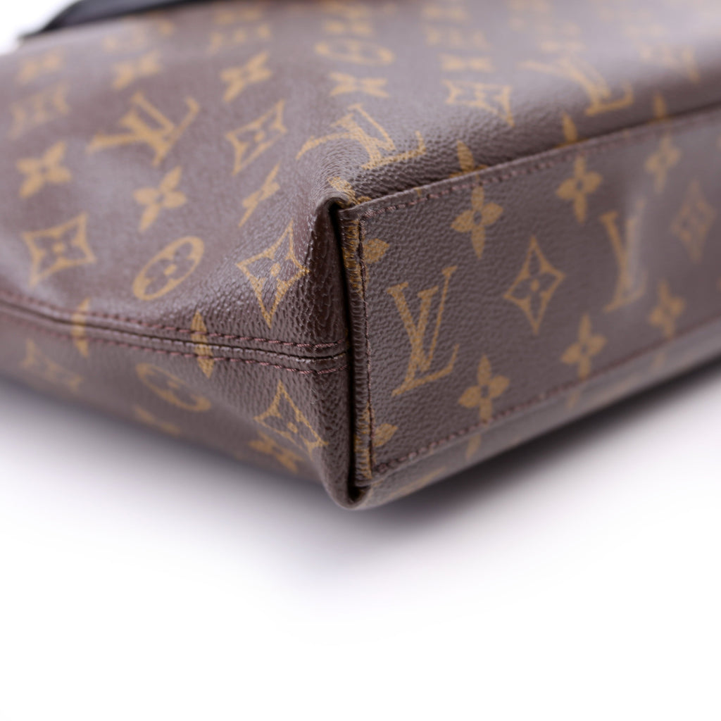 Porte Documents Jour Monogram Macassar