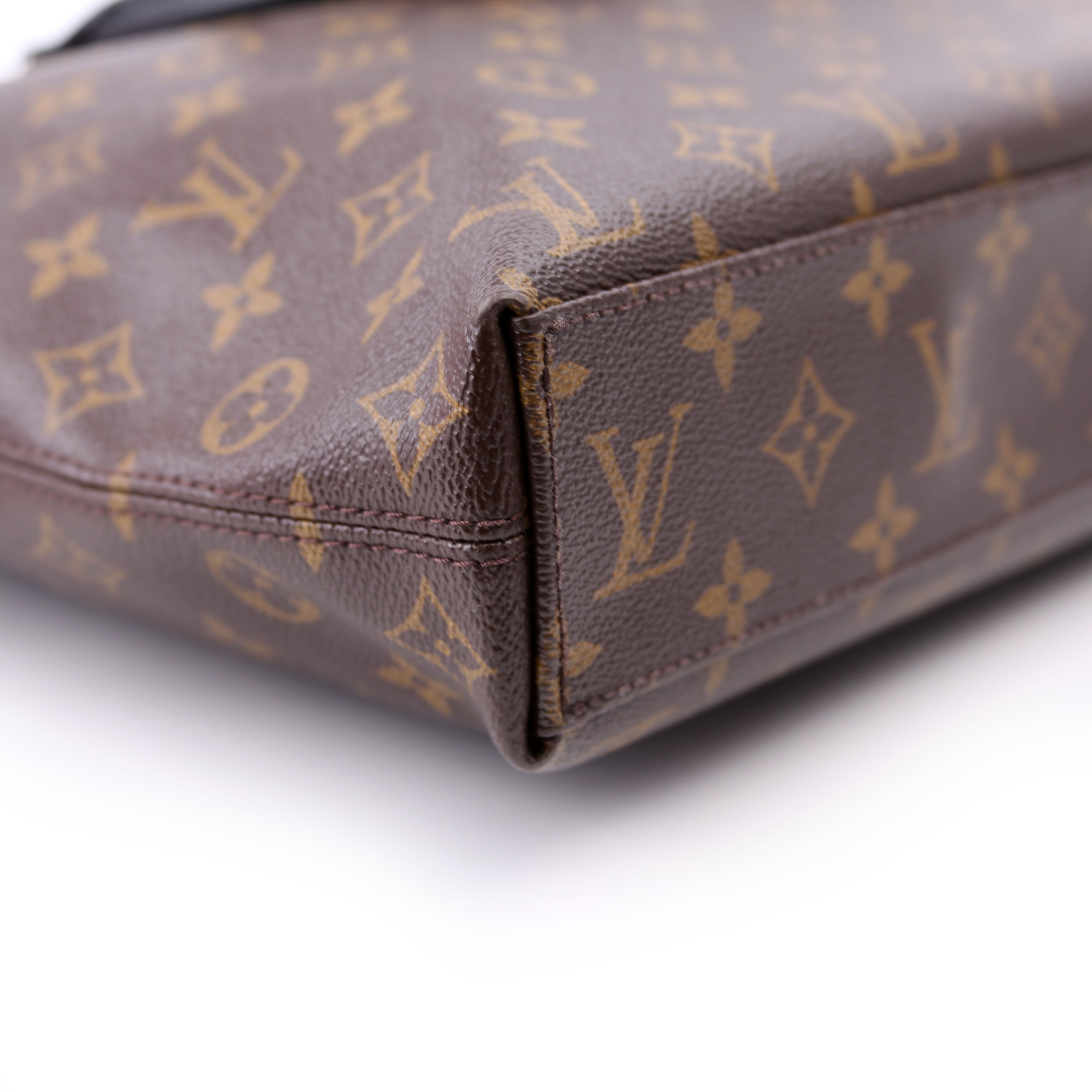 Porte Documents Jour Monogram Macassar