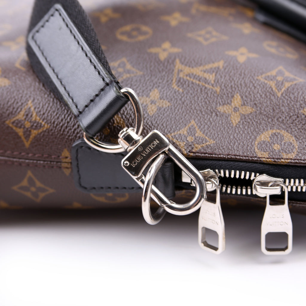 Porte Documents Jour Monogram Macassar