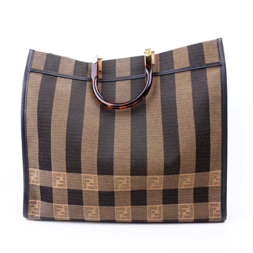 Fendi 8BH372 Sunshine Shopper Pequin Canvas