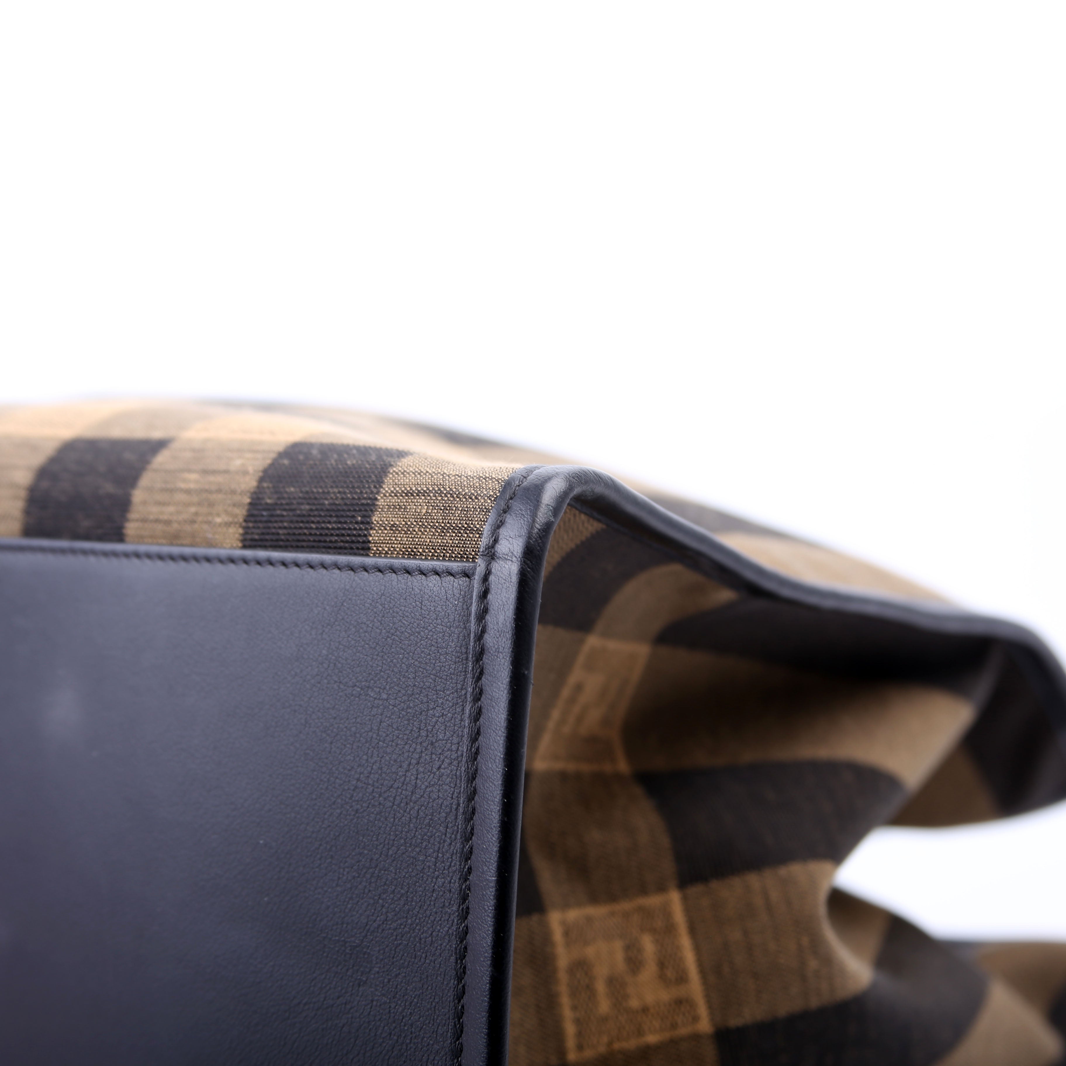 Fendi 8BH372 Sunshine Shopper Pequin Canvas