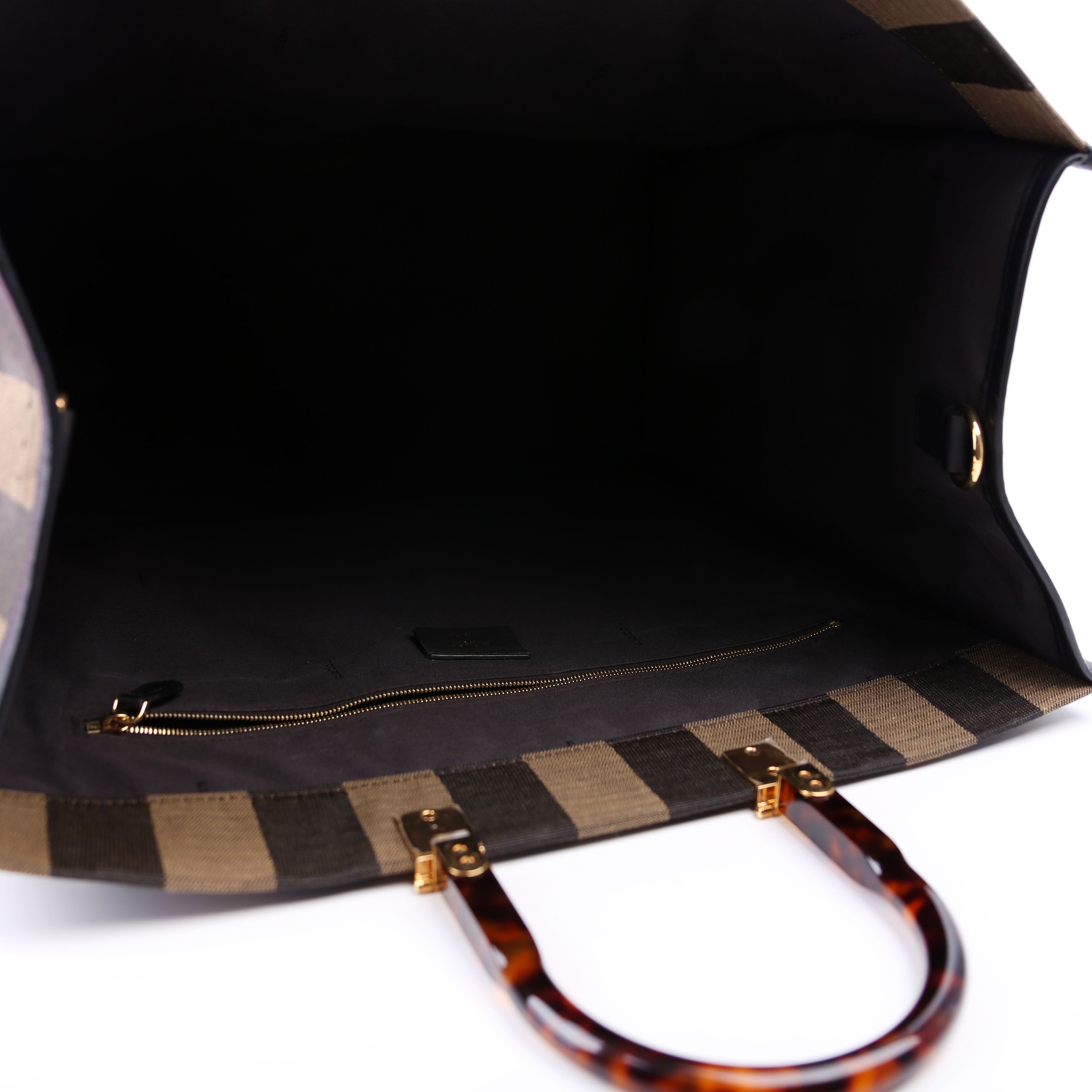 Fendi 8BH372 Sunshine Shopper Pequin Canvas