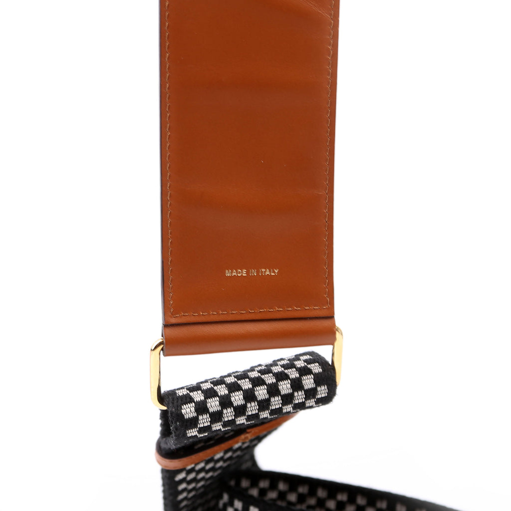 Fendi Strap You Checkered Strap Black/Brown