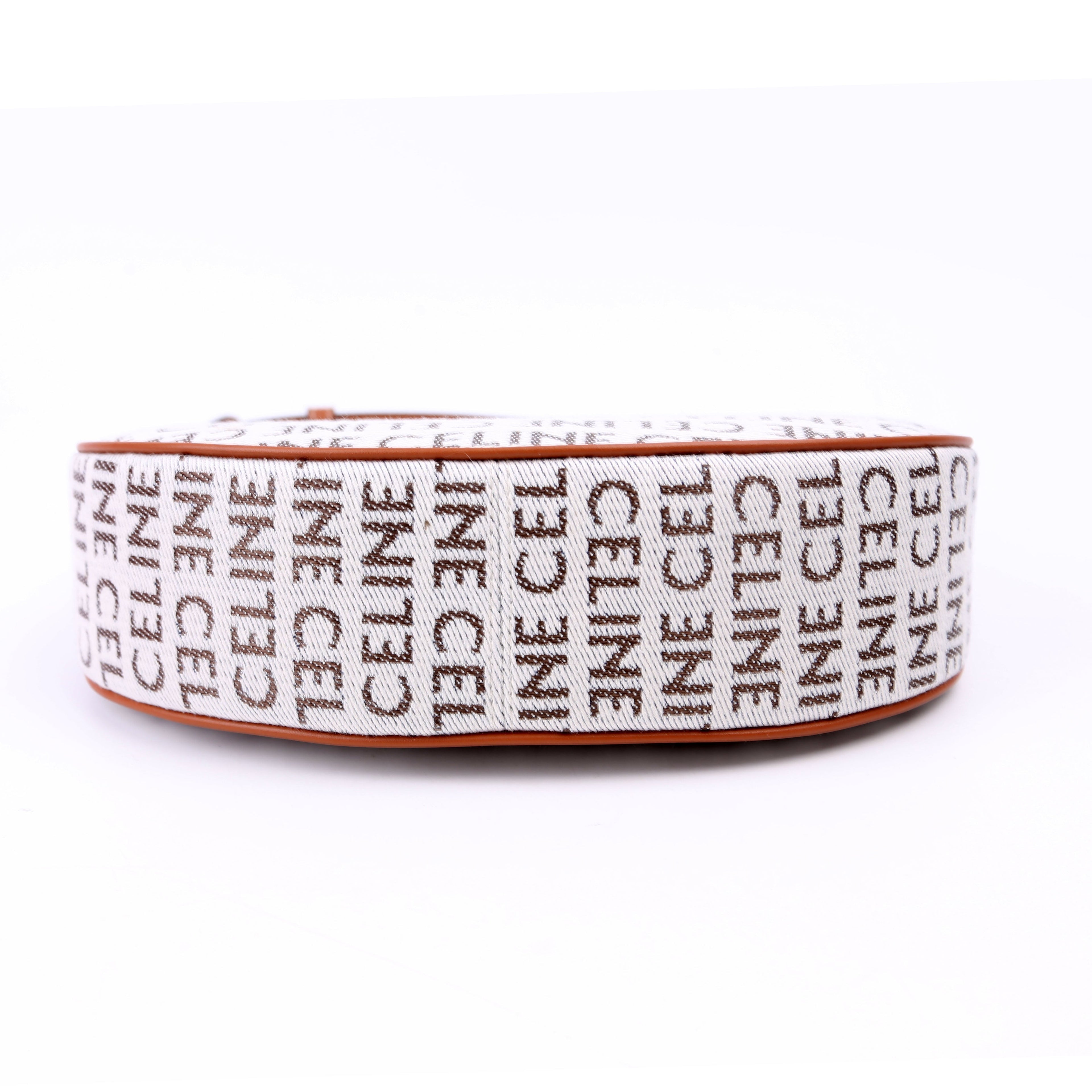 Ava Triomphe Medium Jacquard Logo/Calfskin