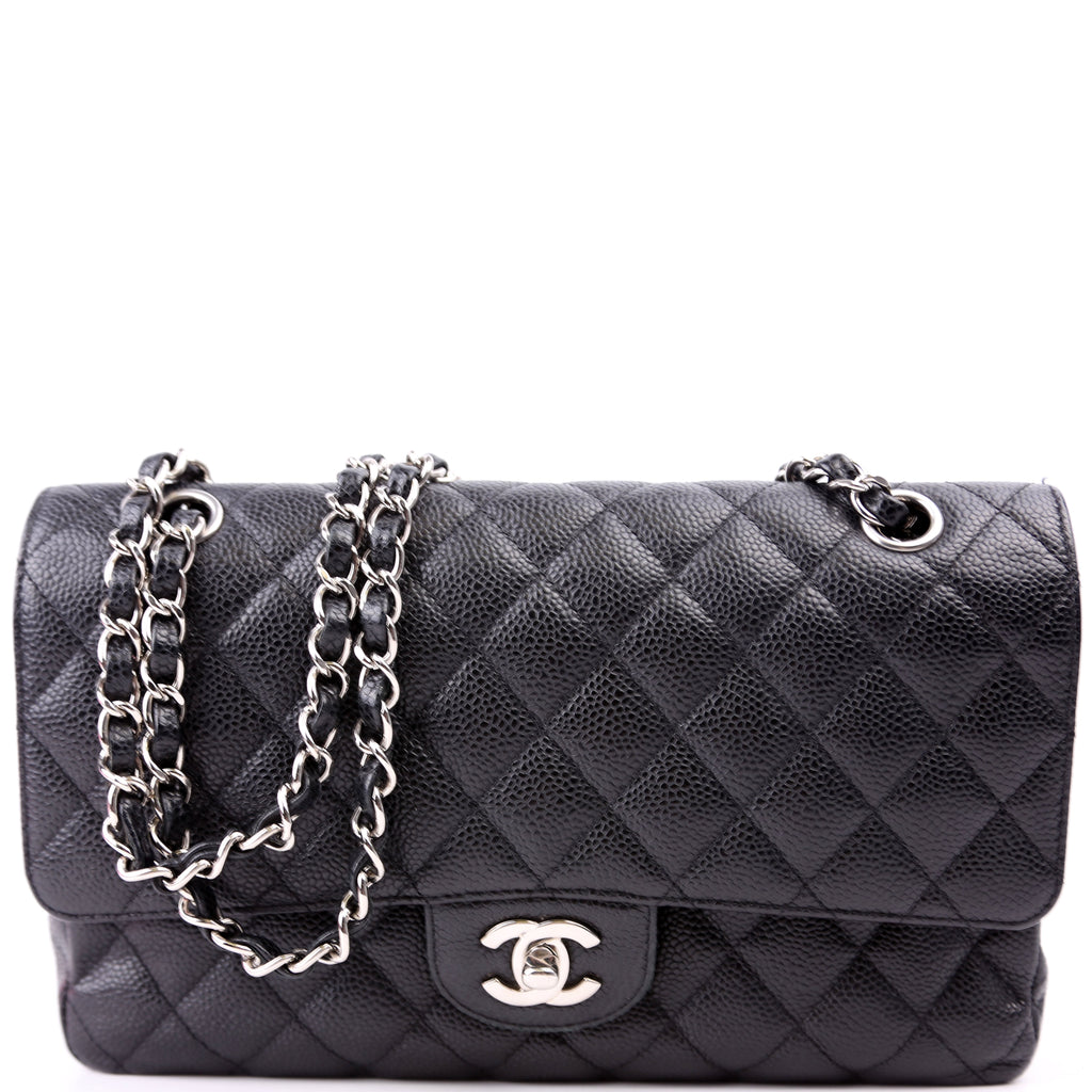 Classic Flap Medium Caviar Black